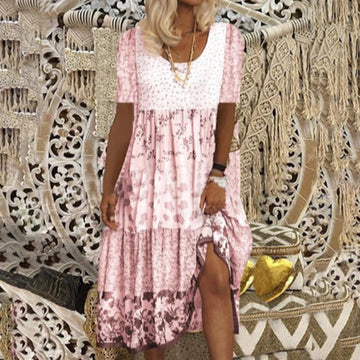Ladies Casual Print Fashion Dress