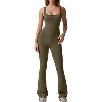 Wide Leg Casual Unitard Jumpsuits