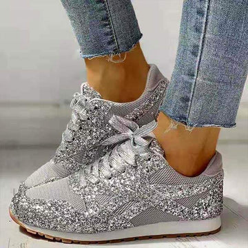 Women'S Sequin Platform Sneakers