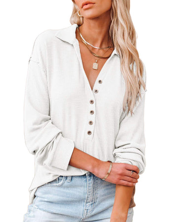 Women's Casual Button Down Relaxed Fit Shirts