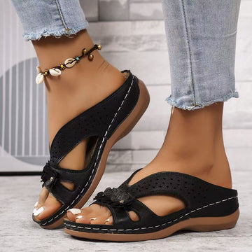 Women's Premium PU Cover Slip-On Sandals