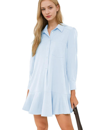 Ruffle Flowy Casual Dress