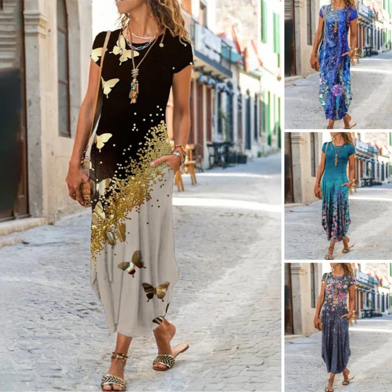 Floral Layered Dress