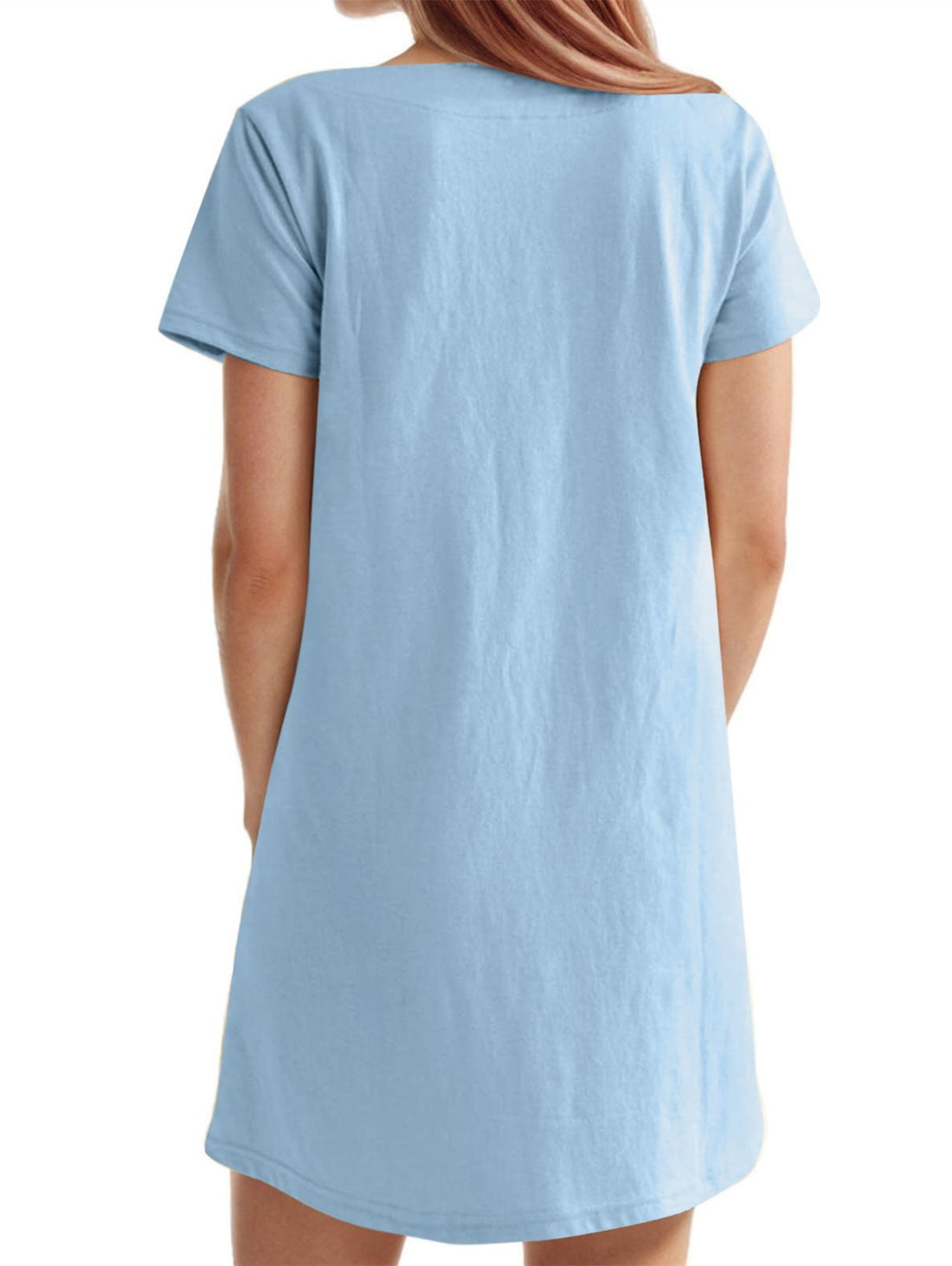 Women's Solid Square Neck Pocket Mini Dress