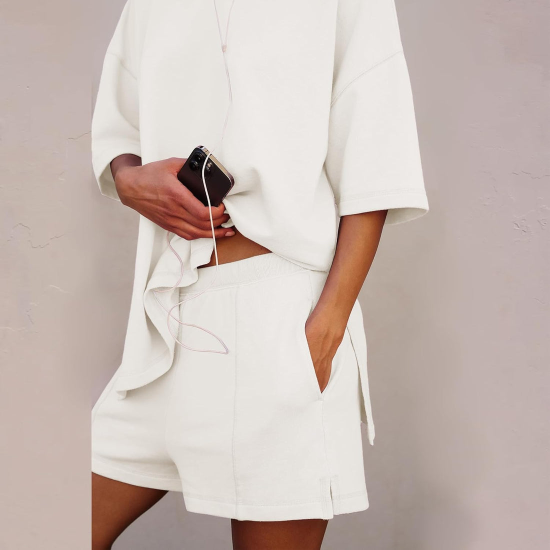 Women's Short Sleeve Cute Tops Shorts Lounge Sets