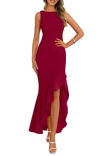 Women Summer Formal Gala Maxi Dress Ruffle Mermaid Cocktail Long Dresses
