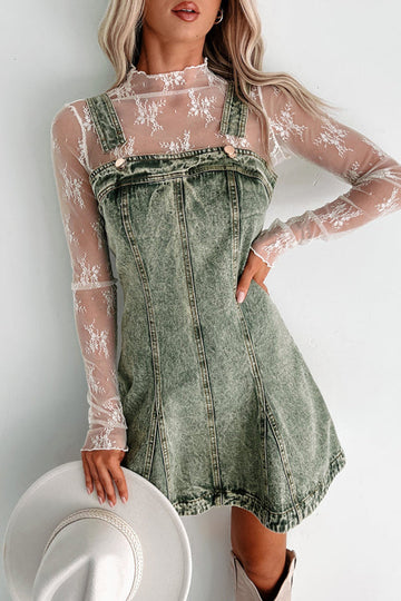 Light Wash Denim Mini Dress