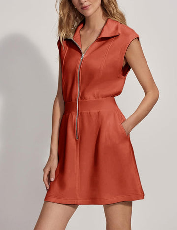Casual Stand Collar Sleeveless Shirt with Pockets