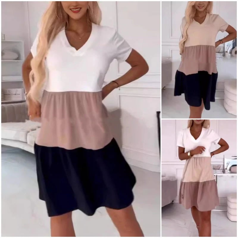 Elegant Women's Long Dress With Sweet Heart Neckline