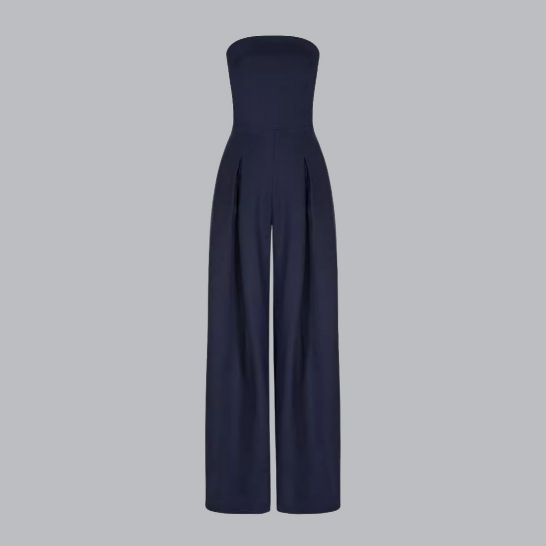 Women's Strapless Jumpsuit With Pockets