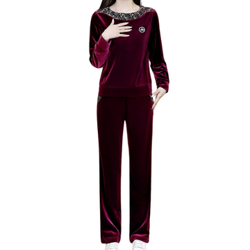 Women's Soft Casual Long Sleeve & Pants Suit