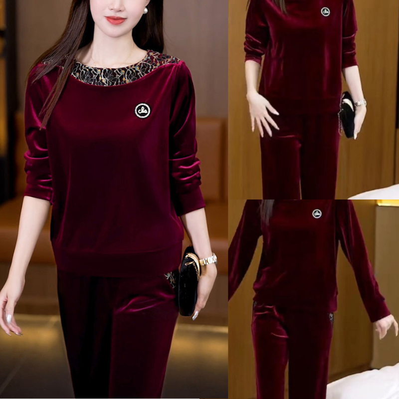 Women's Soft Casual Long Sleeve & Pants Suit