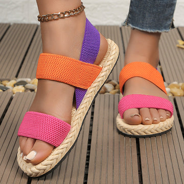 Color Block Sporty Sandals