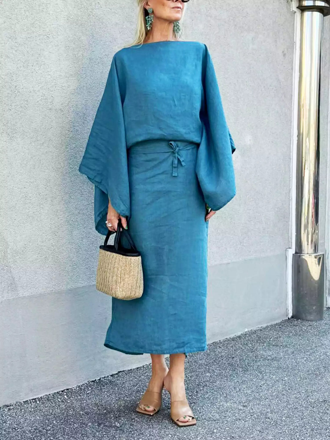 Linen Kimono Dress