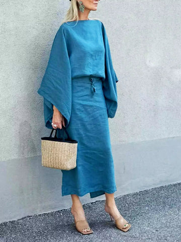 Linen Kimono Dress