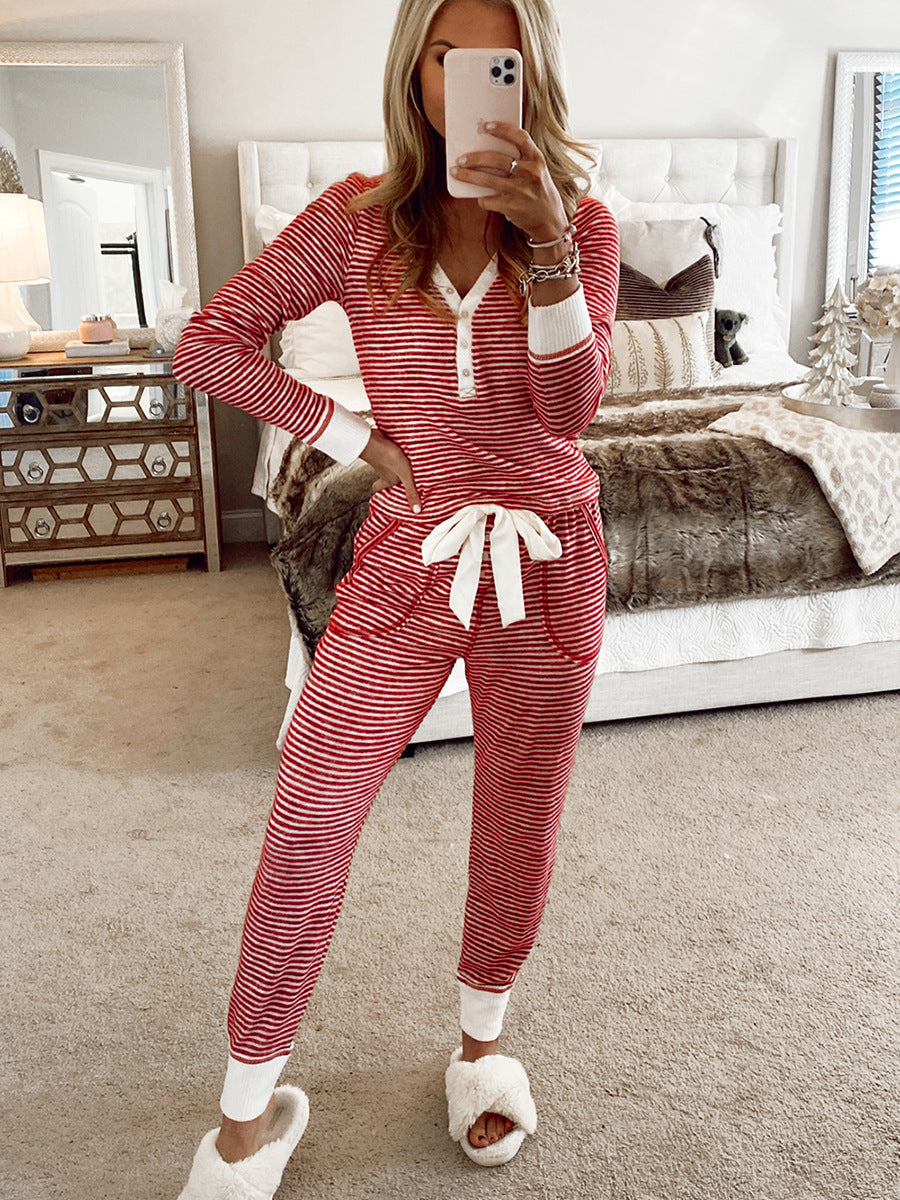 The Candy Cane Striper Pajama Pants Set