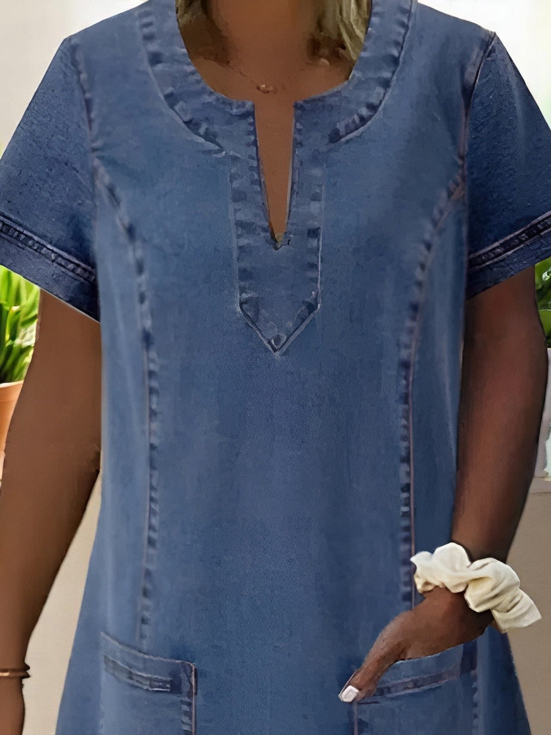 Denim Midi Dress