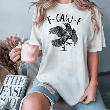 Humorous Crow Graphic T-Shirt – Say It With a Caw!
