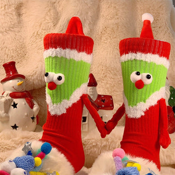🌲Early Christmas Sale-49% OFF🎁Christmas Hand in Hand Socks