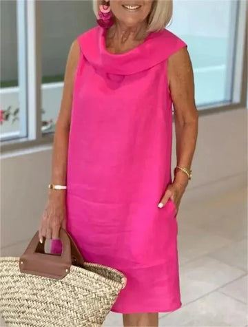 Summer Ruffle Collar Dress
