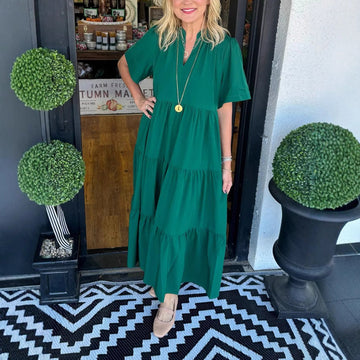 Women’s Elegant Tiered Maxi Dress