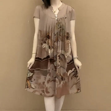 Women's Charming Loose Bold Print Dresses