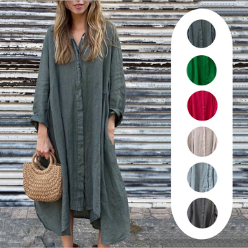 Women's Casual Loose Long Sleeve Dress