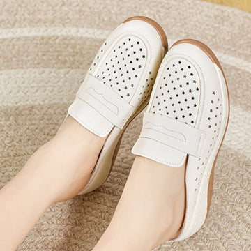 Women's Comfortable Breathable PU Leather Loafers