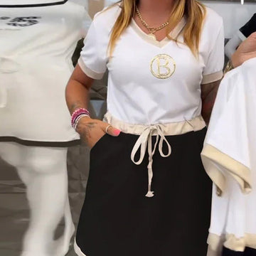 Women's Summer Lightweight Short-Sleeved Dresses