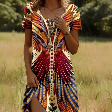Women’s Floral Short Sleeve Dress