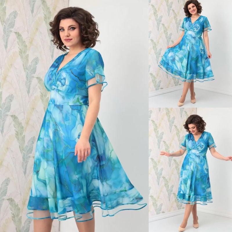 Women's Flowy Midi Dress