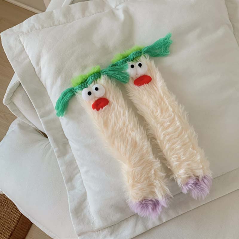 😝Warm Cozy Fluffy Cartoon Monster Socks🧦