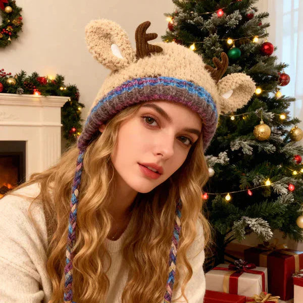 Original Design Festive Christmas Antler Hat