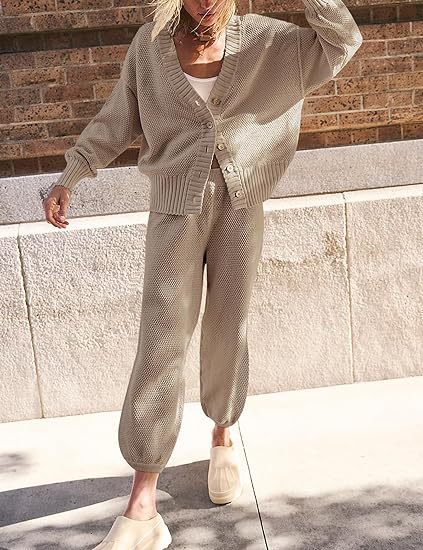 ✨Hot Sale-Casual Knitted Cardigan Set(Buy 2 Free Shipping)