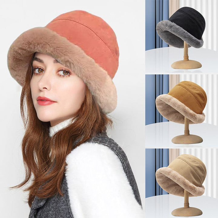Winter Plus Velvet Thickened Fisherman Hat