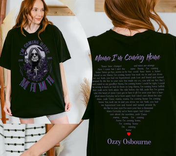 Mama, I'm Coming Home Ozzy Osbourne T-Shirt – Vintage Black Sabbath Casual Streetwear for Rock Fans