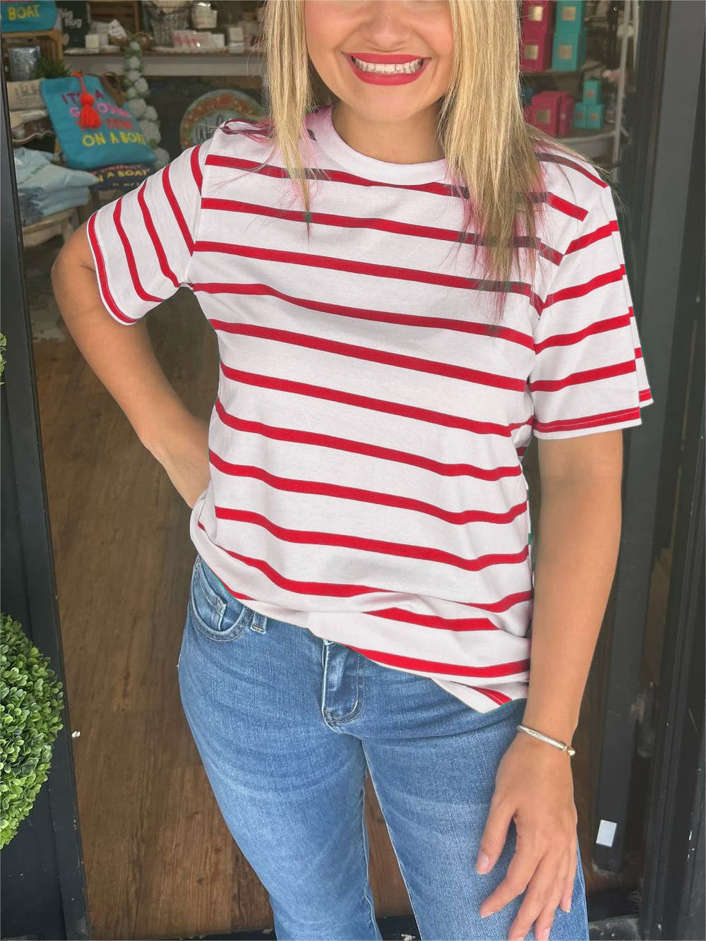Women's Casual Striped Tee