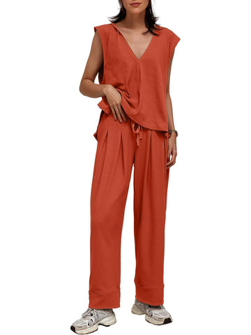 Women Summer Vacation 2 Piece Lounge Sets Casual