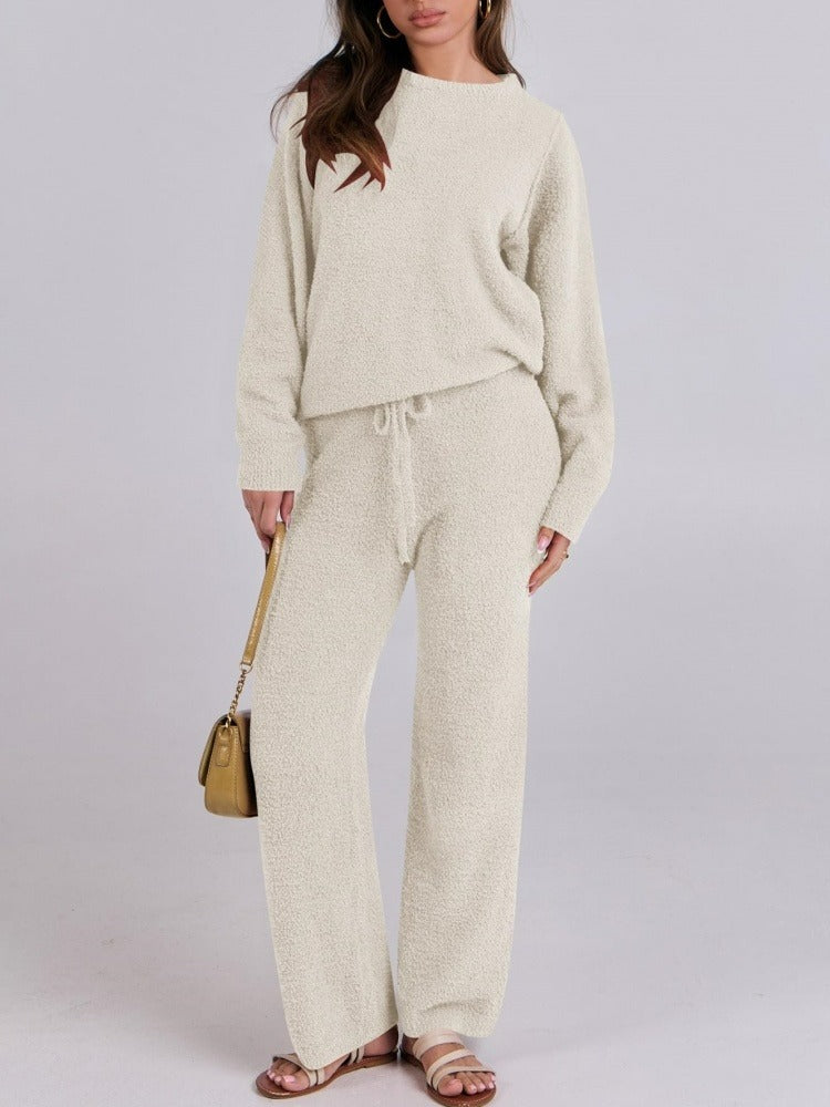 Fuzzy Fleece Lounge Sets 2 Piece Outfits