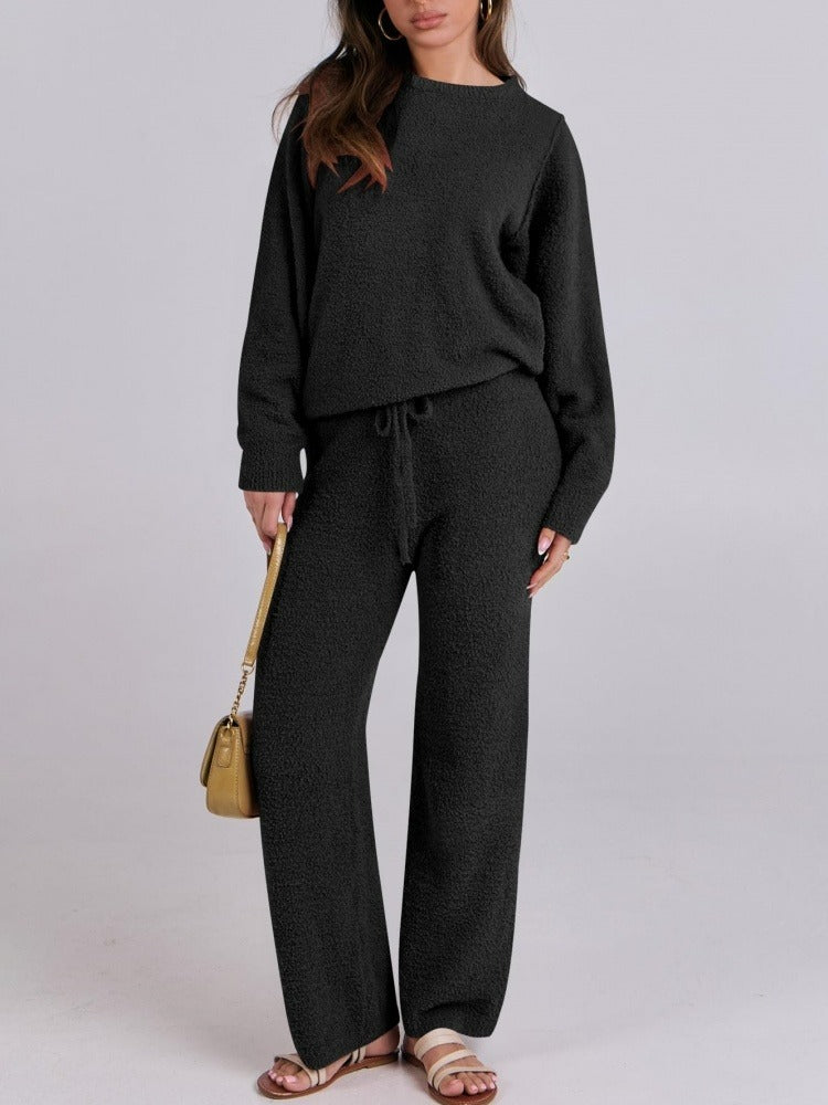 Fuzzy Fleece Lounge Sets 2 Piece Outfits
