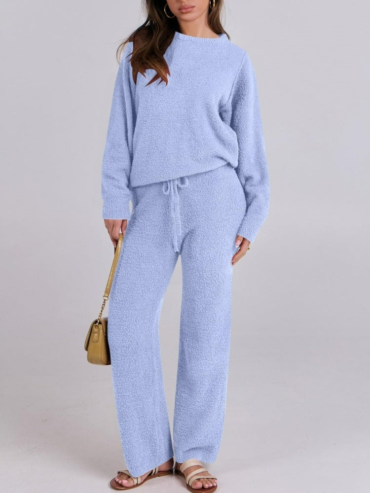 Fuzzy Fleece Lounge Sets 2 Piece Outfits