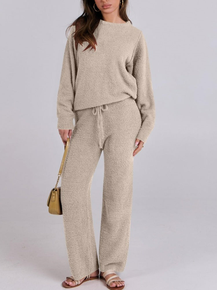 Fuzzy Fleece Lounge Sets 2 Piece Outfits