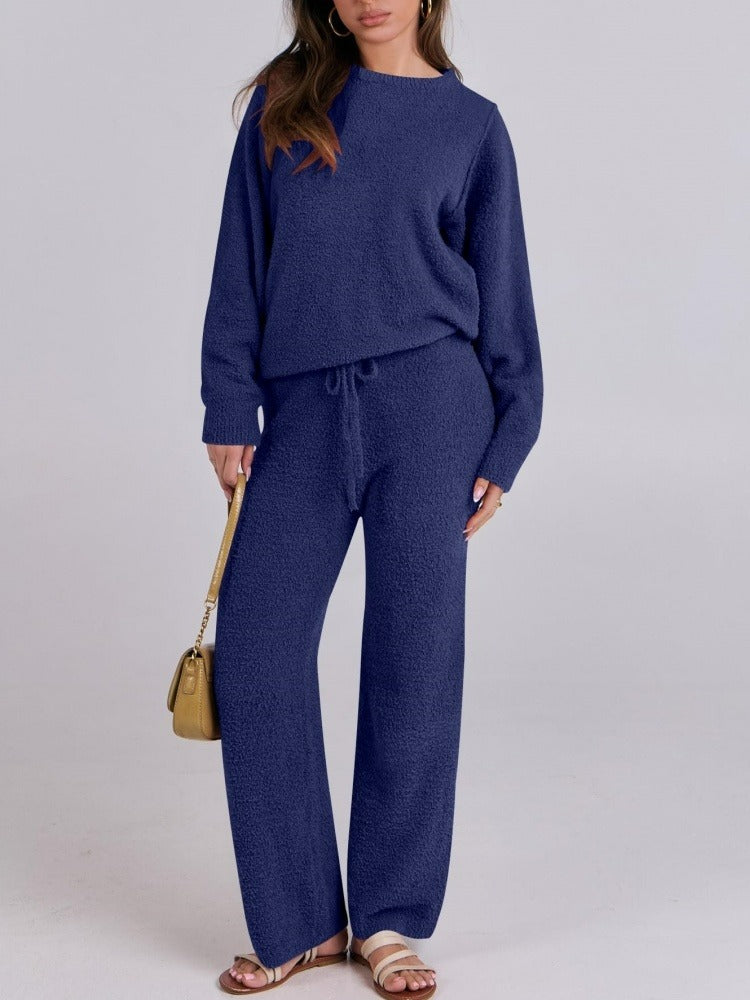Fuzzy Fleece Lounge Sets 2 Piece Outfits