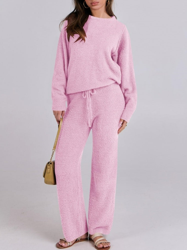 Fuzzy Fleece Lounge Sets 2 Piece Outfits