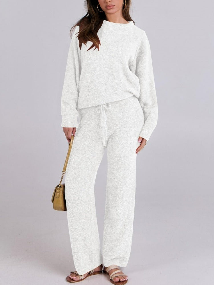 Fuzzy Fleece Lounge Sets 2 Piece Outfits
