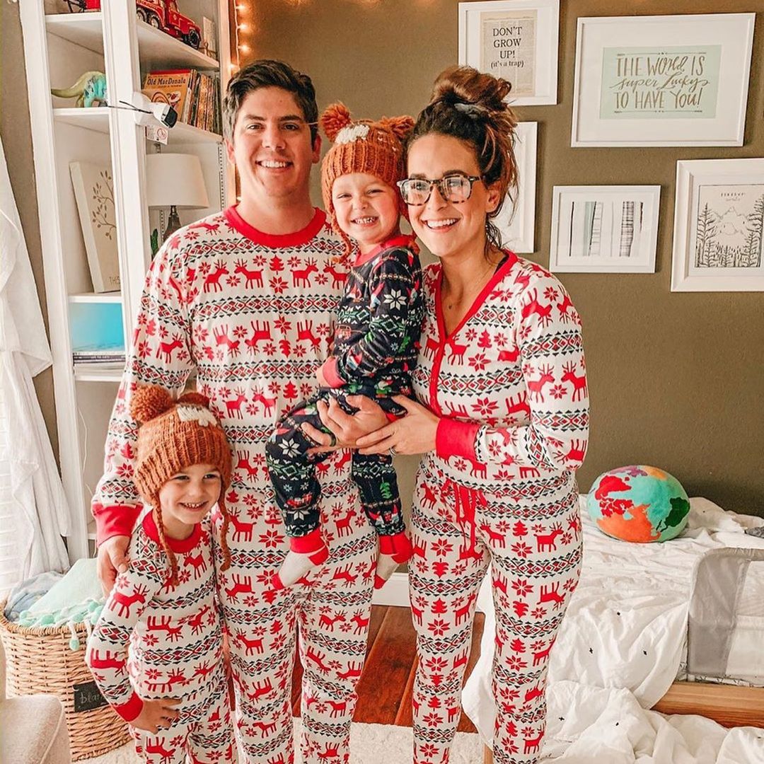 Dear Deer Family Pajamas 2-piece Set