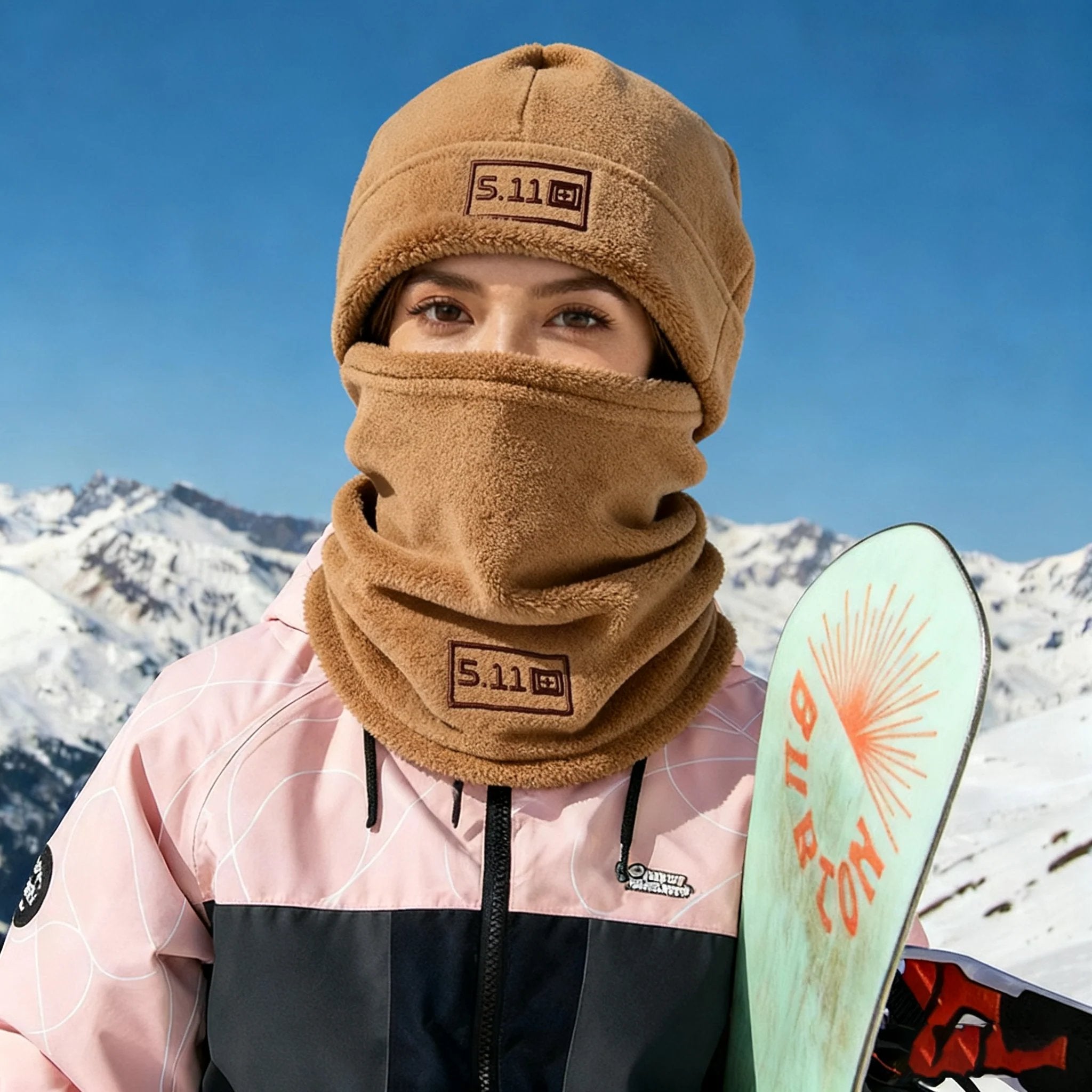 Windproof Polar Fleece Balaclava Hood Mask Hat