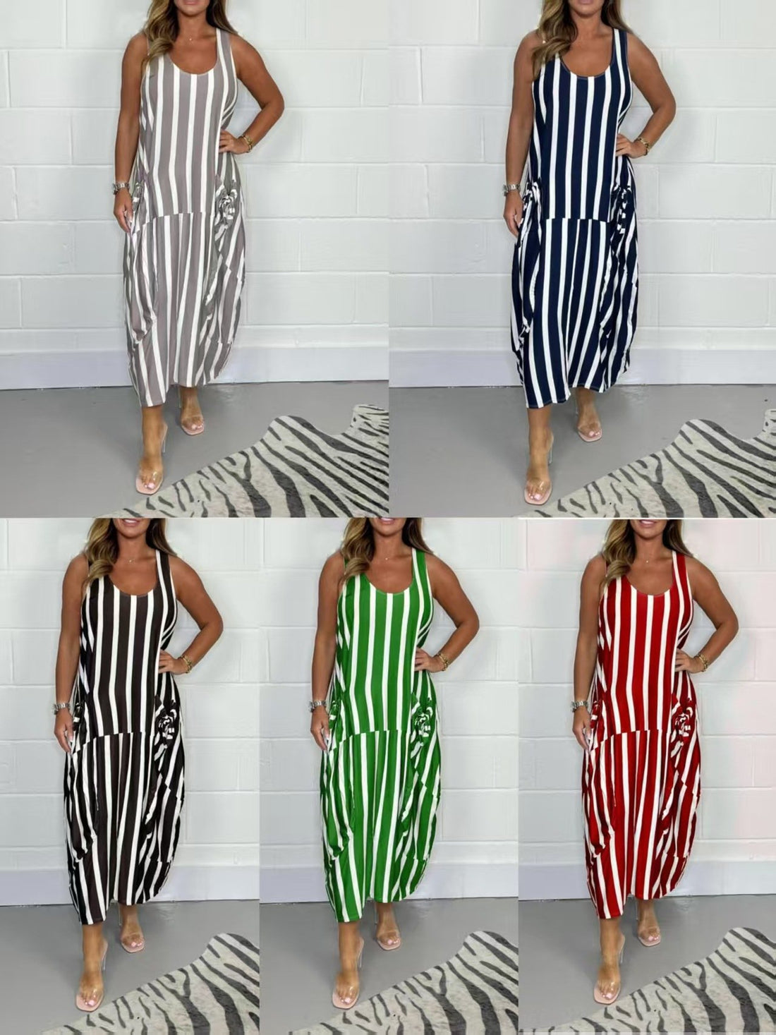 Breezy Stripes Elegance: 2025 Summer Must-Have Dress