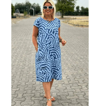 2025 Boho Vintage Casual Printed Dress