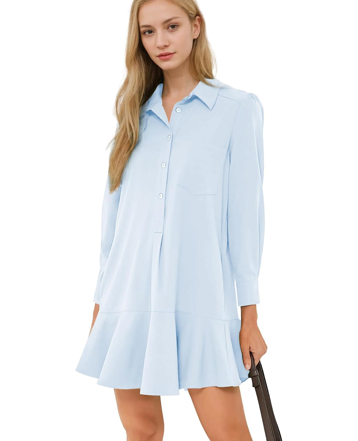 Ruffle Flowy Casual Dress
